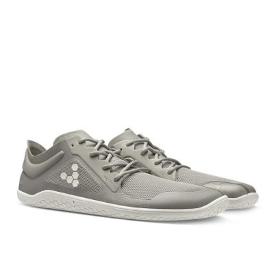 Vivobarefoot Primus Lite III Womens - Grey Running Shoes LST493125